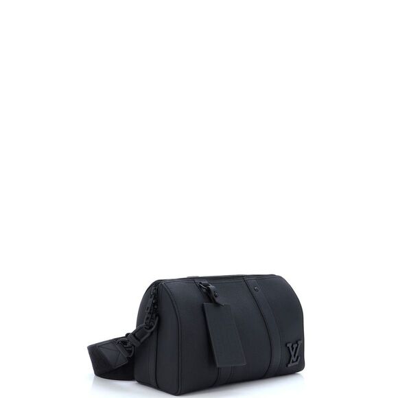 Louis Vuitton City Keepall Bag Limited Edition Aerogram Leather Black - Picture 2 of 8